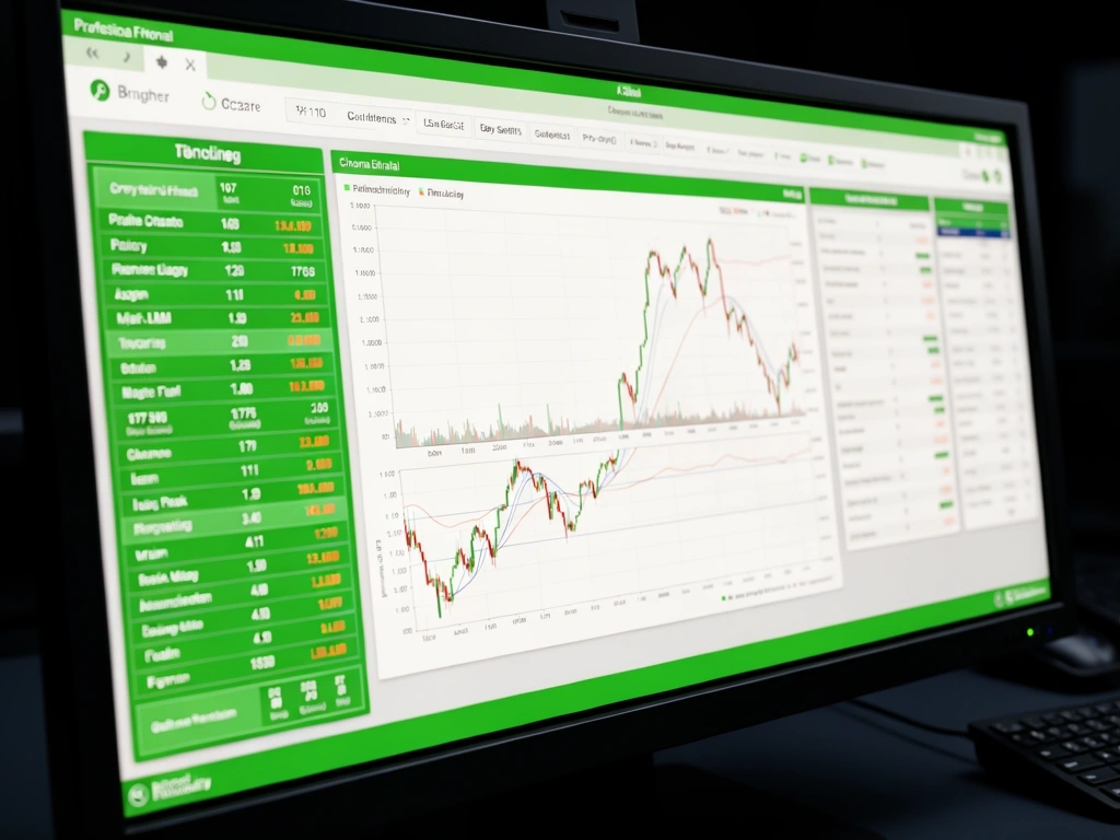 Interface de terminal financeiro