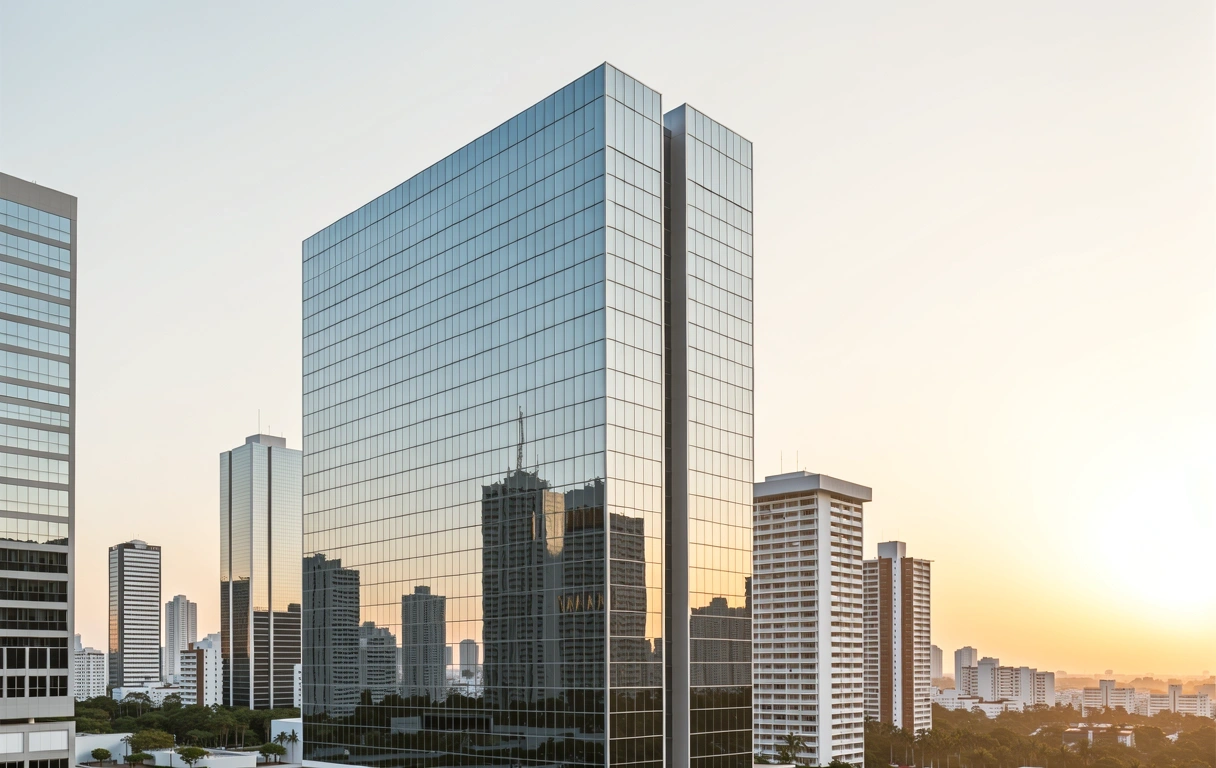 Arquitetura moderna e tranquila